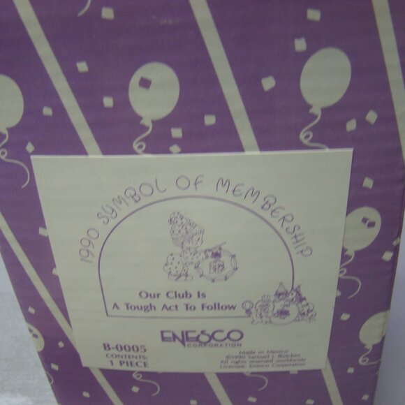 Pair of Precious Moments Symbol of Membership 1990 & 1991 B-0005 & B-0006 Enesco - Picture 6 of 16